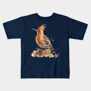 Hoopoe Bird On A Tree 6.0 Kids T-Shirt